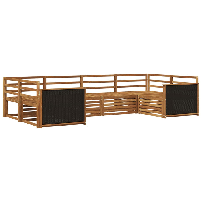 Set de canapele de exterior 6 pcs natural WALTI