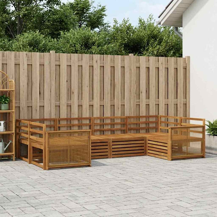 Set de canapele de exterior 6 pcs natural - WALTI WALTI