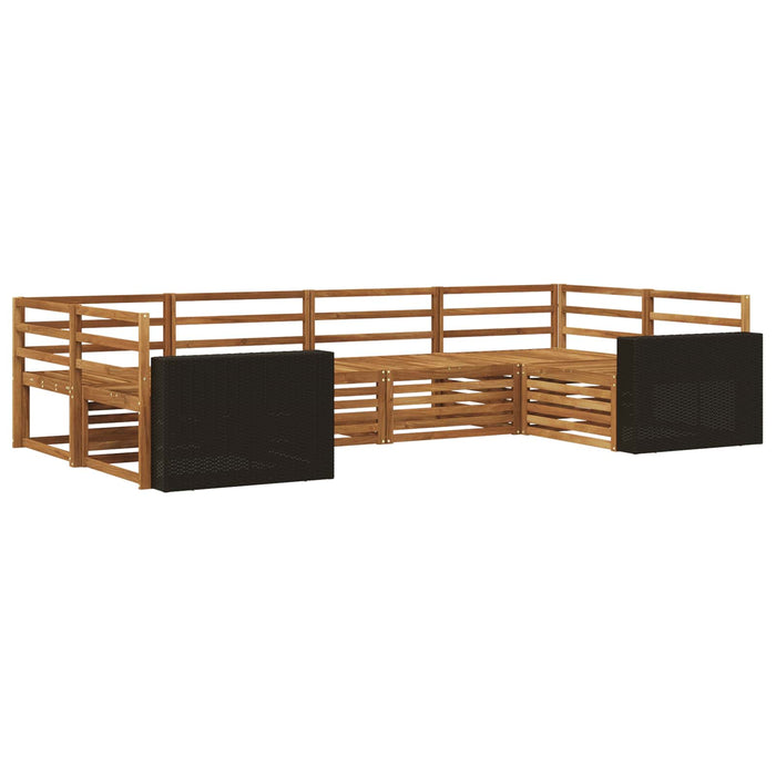 Set de canapele de exterior 6 pcs natural WALTI