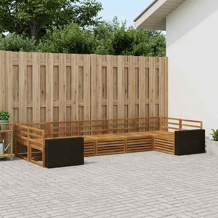 Set de canapele de exterior 7 pcs natural WALTI