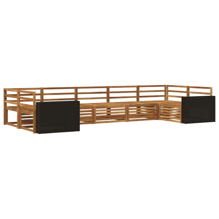Set de canapele de exterior 7 pcs natural WALTI
