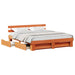 Cadru de pat Maro ceruit 200 x 200 cm Lemn de brad solid - WALTI WALTI