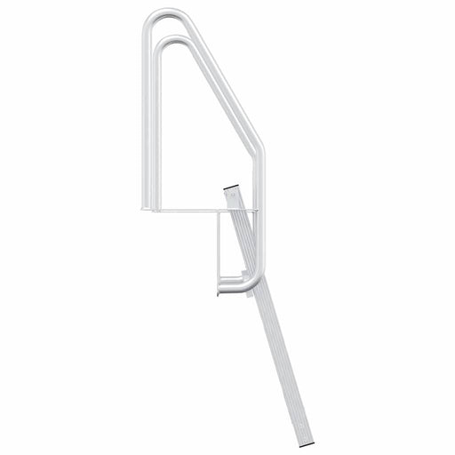 Ladder dock cu 3 pași Argintiu 58 x 77 x 144 cm Aluminiu - WALTI WALTI