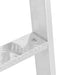Scară de doc cu 4 trepte Argintiu 58 x 77 x 166 cm Aluminiu - WALTI WALTI