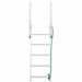 Scară de doc cu 5 trepte Argintiu 58 x 77 x 191 cm Aluminiu - WALTI WALTI