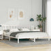 Cadru de pat cu headboard Alb 180 x 200 cm Lemn de pin masiv - WALTI WALTI