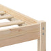 Cadru de pat cu headboard Maro 120 x 190 cm Lemn de pin masiv - WALTI WALTI