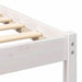 Cadru de pat cu headboard Alb 90 x 190 cm Lemn de pin masiv - WALTI WALTI