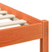 Cadru de pat Maroniu cerat 90 x 190 cm Lemn de pin masiv - WALTI WALTI