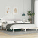 Cadru de pat cu headboard Alb 200 x 200 cm Lemn masiv de pin - WALTI WALTI