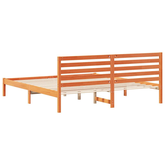 Cadru de pat Maro ceruit 200 x 200 cm Lemn masiv de pin - WALTI WALTI