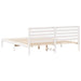 Cadru de pat cu headboard Alb 180 x 200 cm Lemn masiv de pin - WALTI WALTI