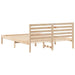 Cadru de pat cu headboard Maro 160 x 200 cm Lemn masiv de pin - WALTI WALTI