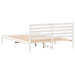 Cadru de pat cu headboard Alb 160 x 200 cm Lemn masiv de pin - WALTI WALTI