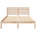 Cadru de pat cu headboard Maro 120 x 200 cm Lemn masiv de pin - WALTI WALTI