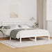 Cadru de pat cu headboard Alb 120 x 190 cm Lemn masiv de pin - WALTI WALTI