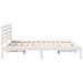 Cadru de pat cu headboard Alb 120 x 190 cm Lemn masiv de pin - WALTI WALTI