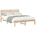 Cadru de pat cu headboard Maro 140 x 190 cm Lemn masiv de pin - WALTI WALTI