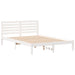 Cadru de pat cu headboard Alb 140 x 210 cm Lemn masiv de pin - WALTI WALTI