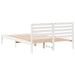 Cadru de pat cu headboard Alb 140 x 210 cm Lemn masiv de pin - WALTI WALTI