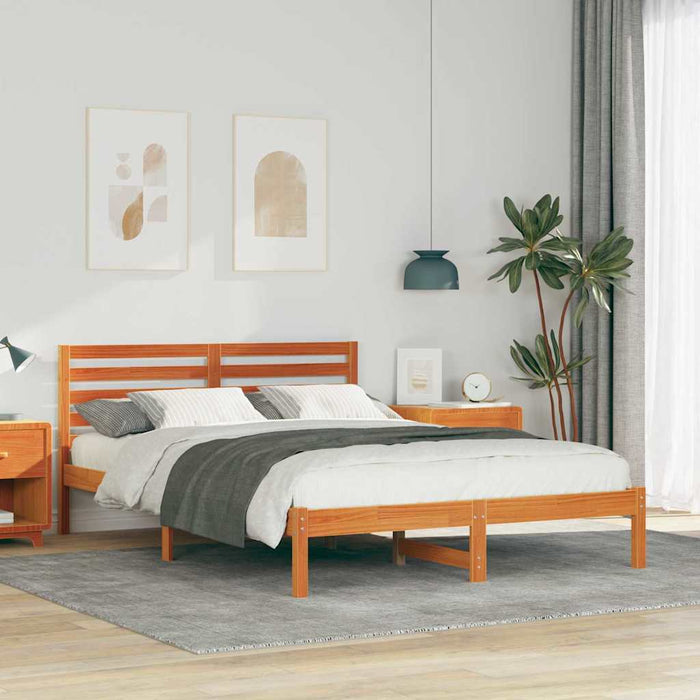 Cadru de pat Maro ceruit 140 x 210 cm Lemn masiv de pin - WALTI WALTI