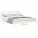 Cadru de pat cu headboard Alb 160 x 210 cm Lemn masiv de pin - WALTI WALTI