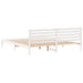 Cadru de pat cu headboard Alb 180 x 210 cm Lemn masiv de pin - WALTI WALTI