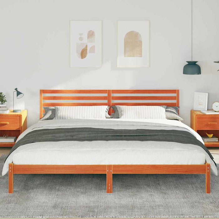 Cadru de pat Maro ceruit 200 x 210 cm Lemn masiv de pin - WALTI WALTI
