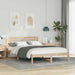 Cadru de pat cu headboard Maro 140 x 220 cm Lemn masiv de pin - WALTI WALTI