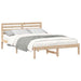 Cadru de pat cu headboard Maro 140 x 220 cm Lemn masiv de pin - WALTI WALTI
