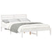 Cadru de pat cu headboard Alb 140 x 220 cm Lemn masiv de pin - WALTI WALTI