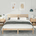 Cadru de pat cu headboard Maro 160 x 220 cm Lemn masiv de pin - WALTI WALTI