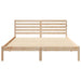 Cadru de pat cu headboard Maro 160 x 220 cm Lemn masiv de pin - WALTI WALTI