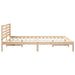 Cadru de pat cu headboard Maro 160 x 220 cm Lemn masiv de pin - WALTI WALTI