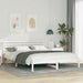 Cadru de pat cu headboard Alb 160 x 220 cm Lemn masiv de pin - WALTI WALTI