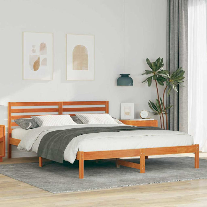Cadru de pat Maro ceruit 160 x 220 cm Lemn masiv de pin - WALTI WALTI