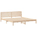 Cadru de pat cu headboard Maro 180 x 220 cm Lemn masiv de pin - WALTI WALTI