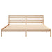 Cadru de pat cu headboard Maro 180 x 220 cm Lemn masiv de pin - WALTI WALTI