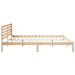 Cadru de pat cu headboard Maro 180 x 220 cm Lemn masiv de pin - WALTI WALTI