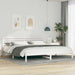 Cadru de pat cu headboard Alb 180 x 220 cm Lemn masiv de pin - WALTI WALTI