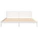 Cadru de pat cu headboard Alb 180 x 220 cm Lemn masiv de pin - WALTI WALTI