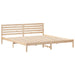 Cadru de pat cu headboard Maro 200 x 220 cm Lemn masiv de pin - WALTI WALTI