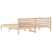 Cadru de pat cu headboard Maro 200 x 220 cm Lemn masiv de pin - WALTI WALTI