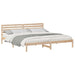 Cadru de pat cu headboard Maro 200 x 220 cm Lemn masiv de pin - WALTI WALTI