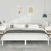 Cadru de pat cu headboard Alb 200 x 220 cm Lemn masiv de pin - WALTI WALTI
