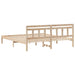 Cadru de pat cu headboard Maro Lemn de brad - WALTI WALTI