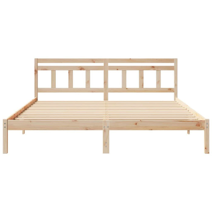 Cadru de pat cu headboard Maro Lemn de brad - WALTI WALTI