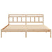 Cadru de pat cu headboard Maro Lemn de brad - WALTI WALTI