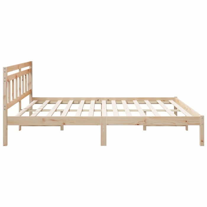 Cadru de pat cu headboard Maro Lemn de brad - WALTI WALTI
