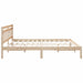 Cadru de pat cu headboard Maro Lemn de brad - WALTI WALTI